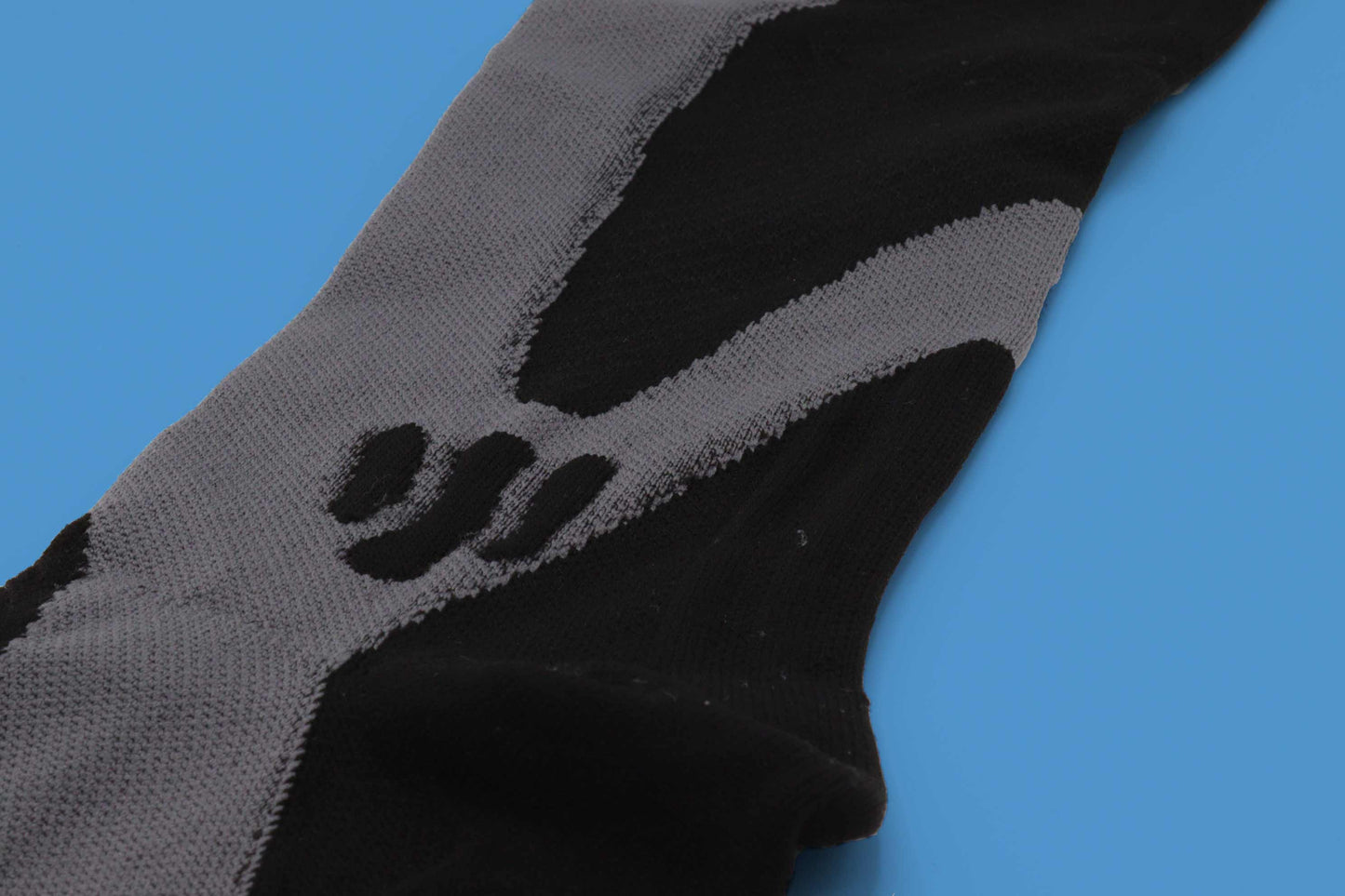 Grey & Black Running Style Compression Socks