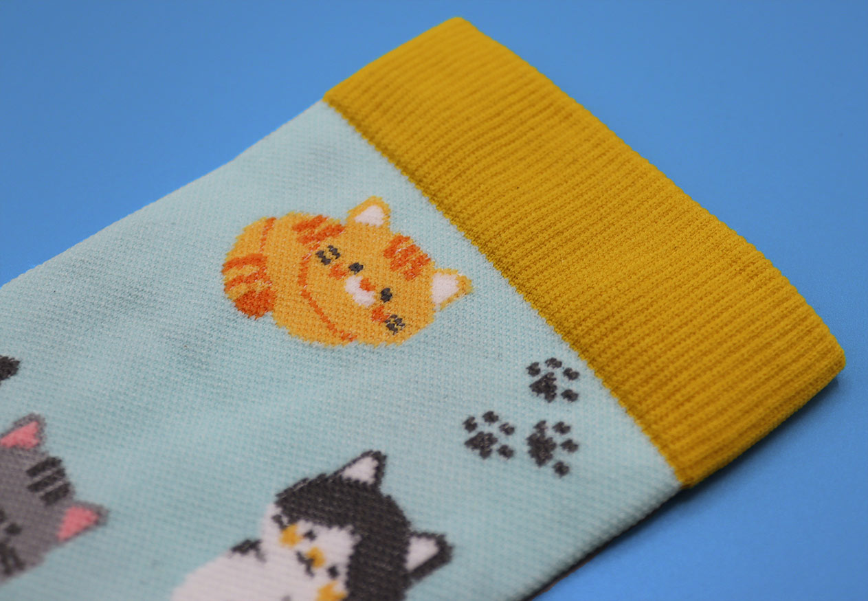 Chaussettes de compression chat et souris