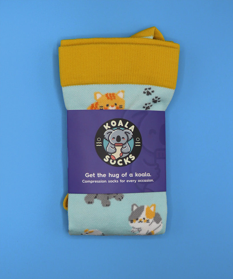 Chaussettes de compression chat et souris