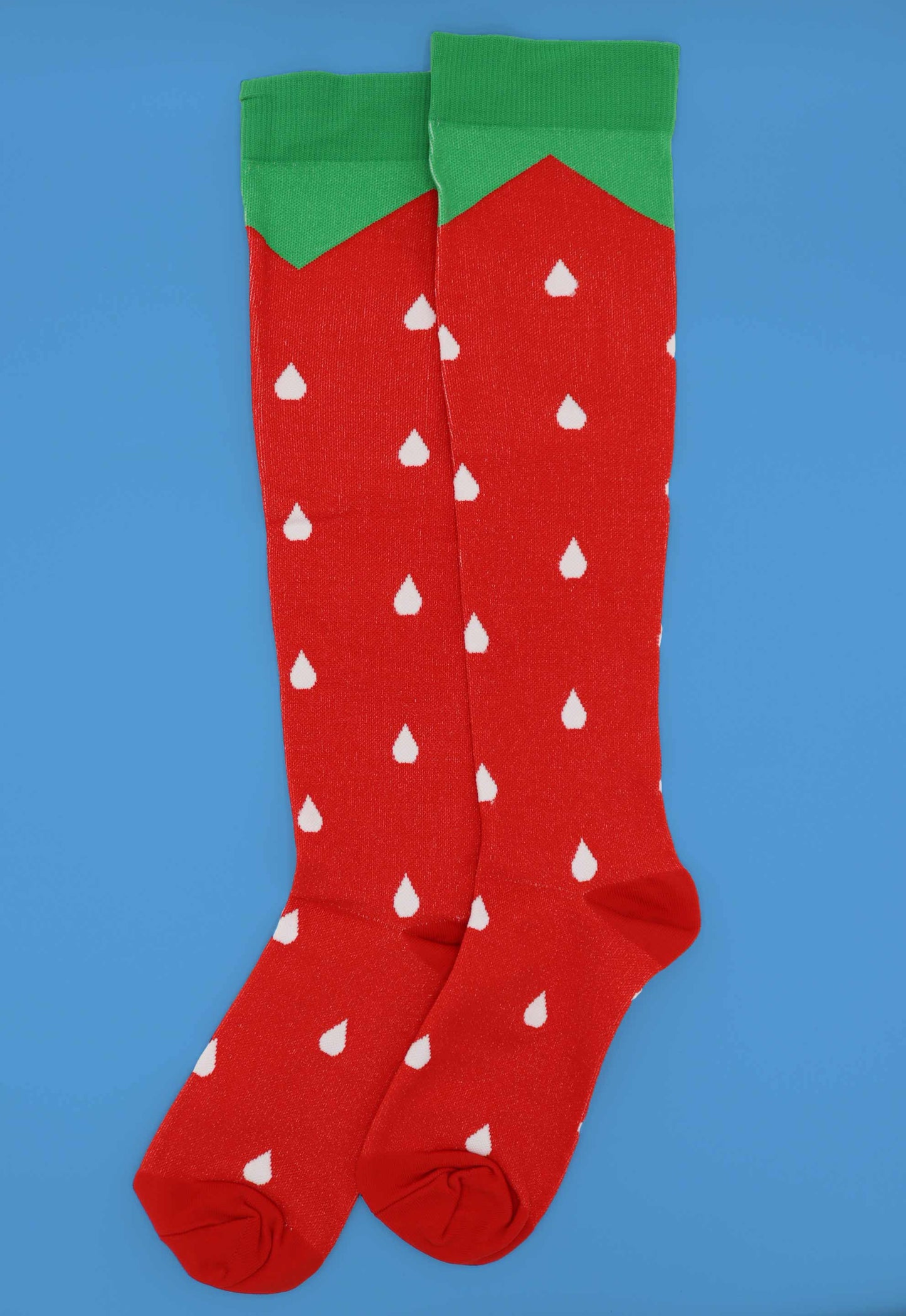 Chaussettes de compression à la fraise