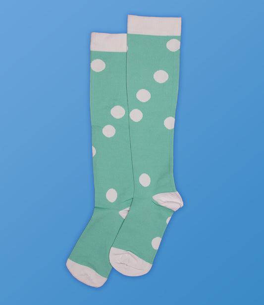 Big Polka Dot Compression Socks