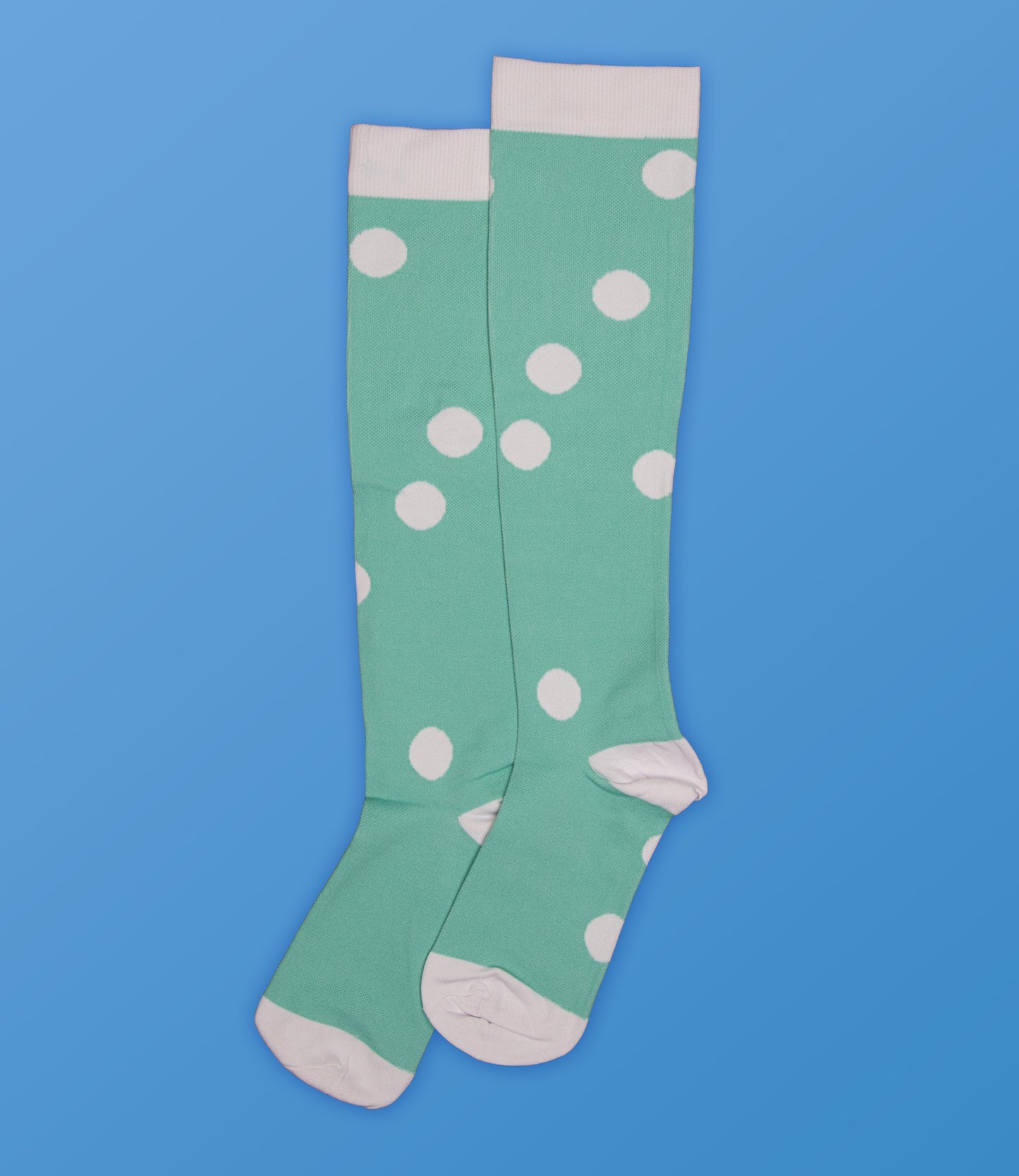 Chaussettes de compression à gros pois