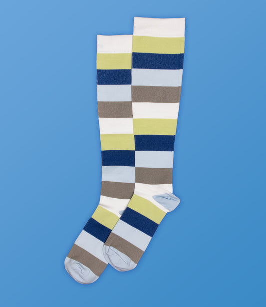 Multi Striped Compression Socks
