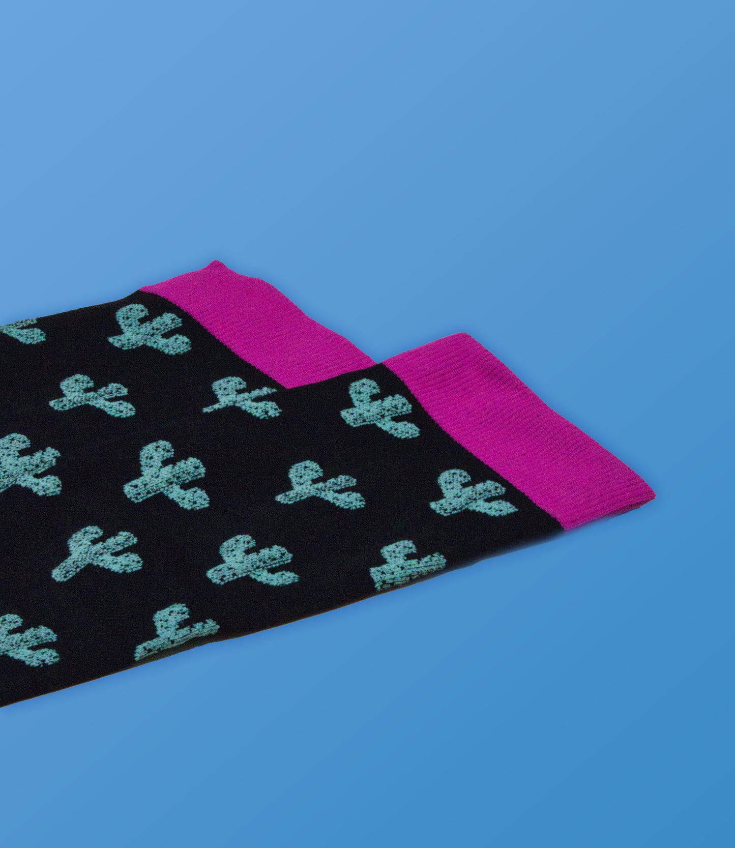 Chaussettes de compression Cactus noires et vertes