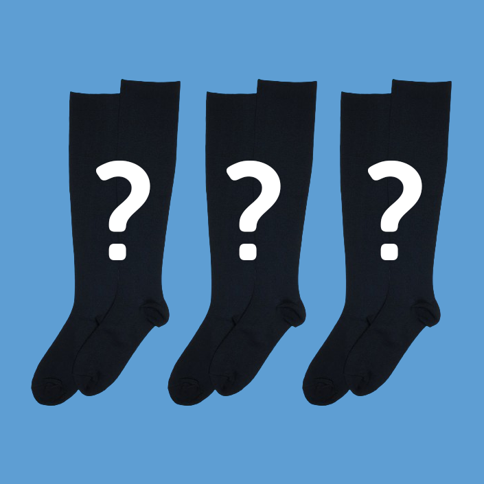 Lot de 3 chaussettes de compression Mystery