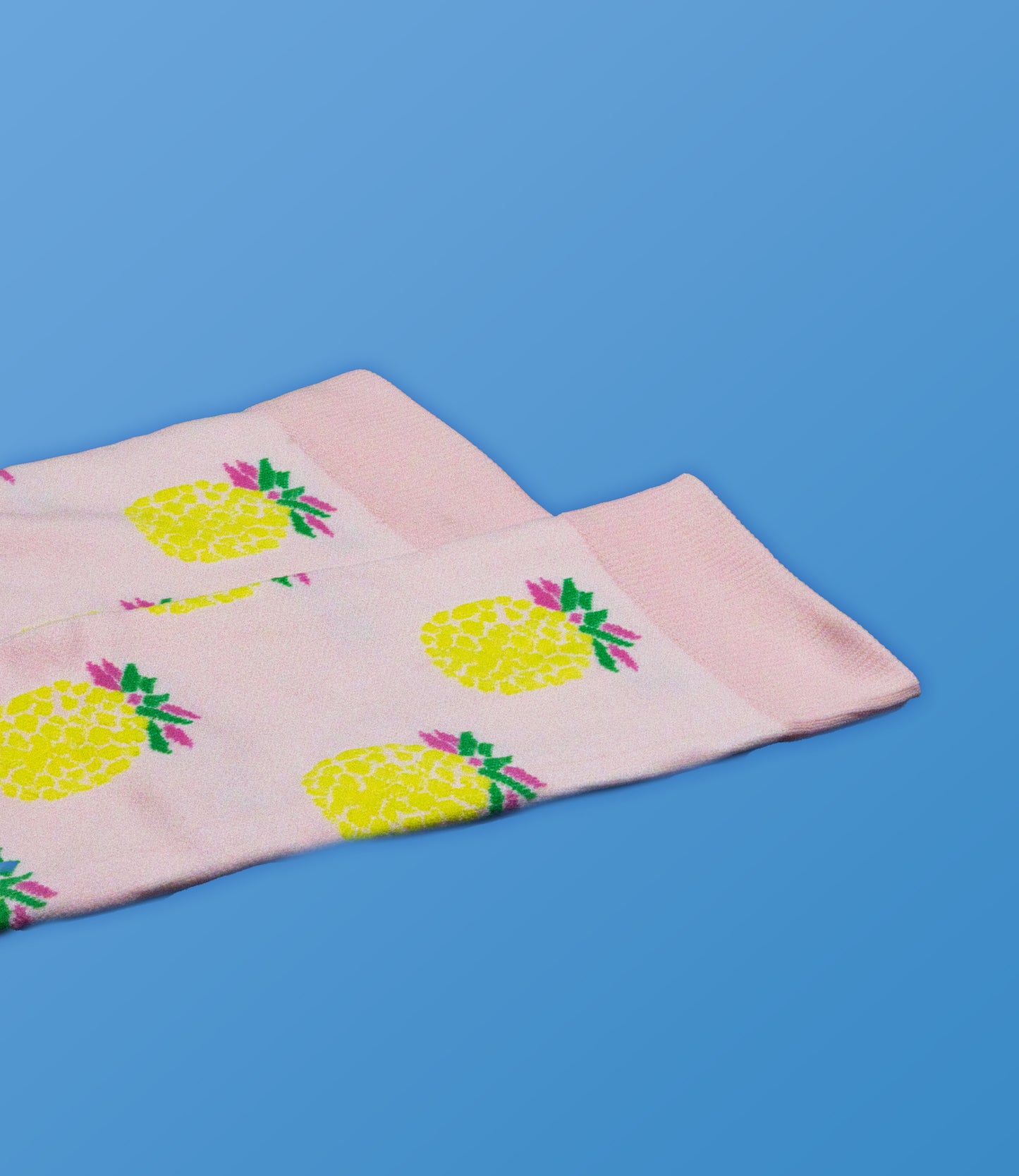 Chaussettes de compression ananas rose