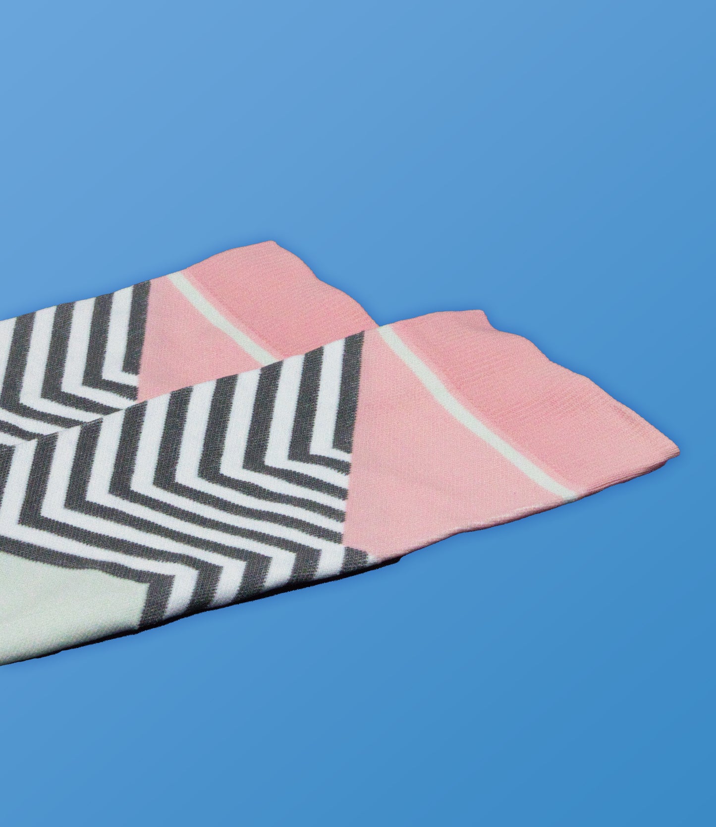 Chaussettes de compression géométriques