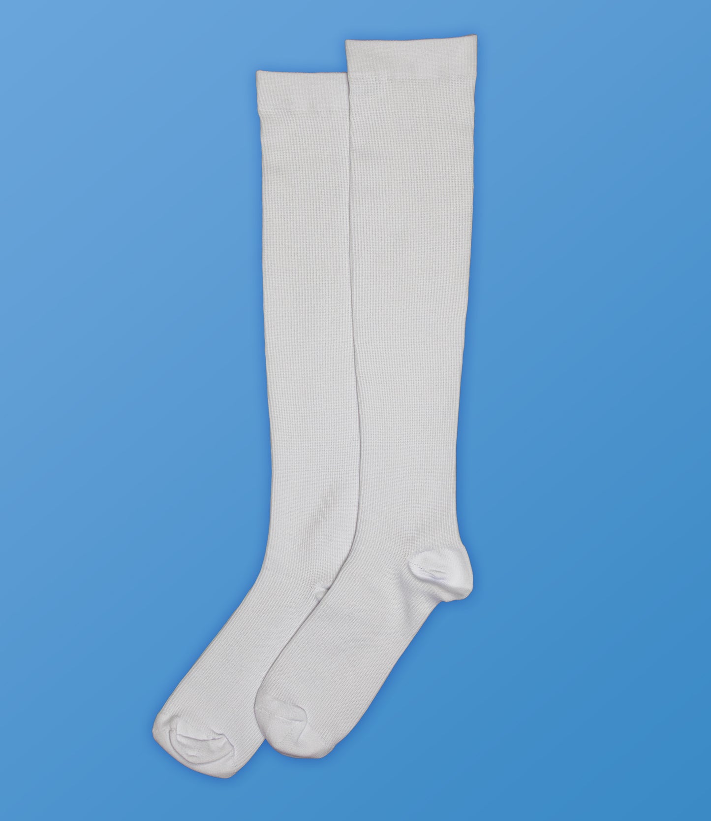 Chaussettes de compression blanches unies