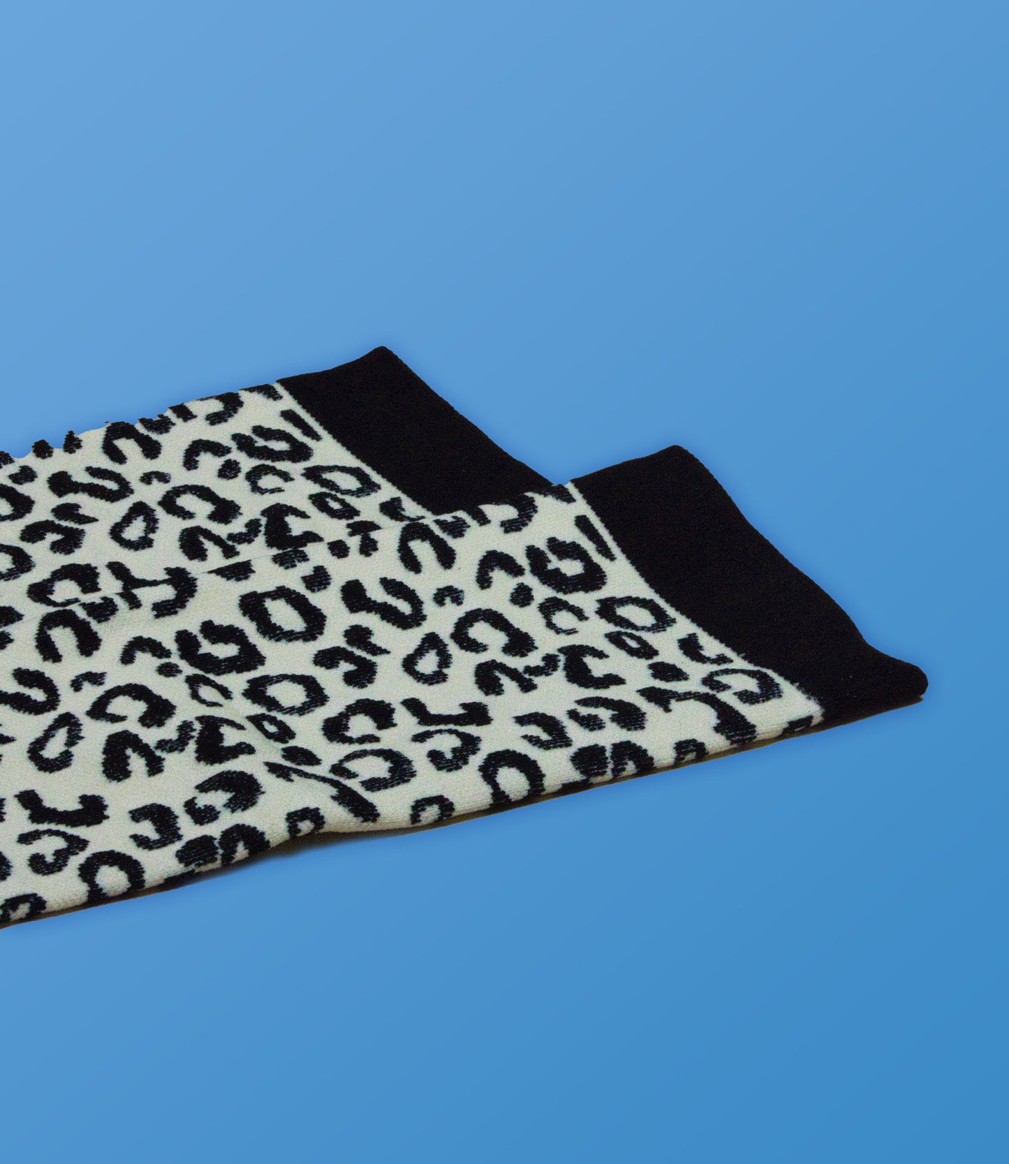 Chaussettes de compression à imprimé léopard
