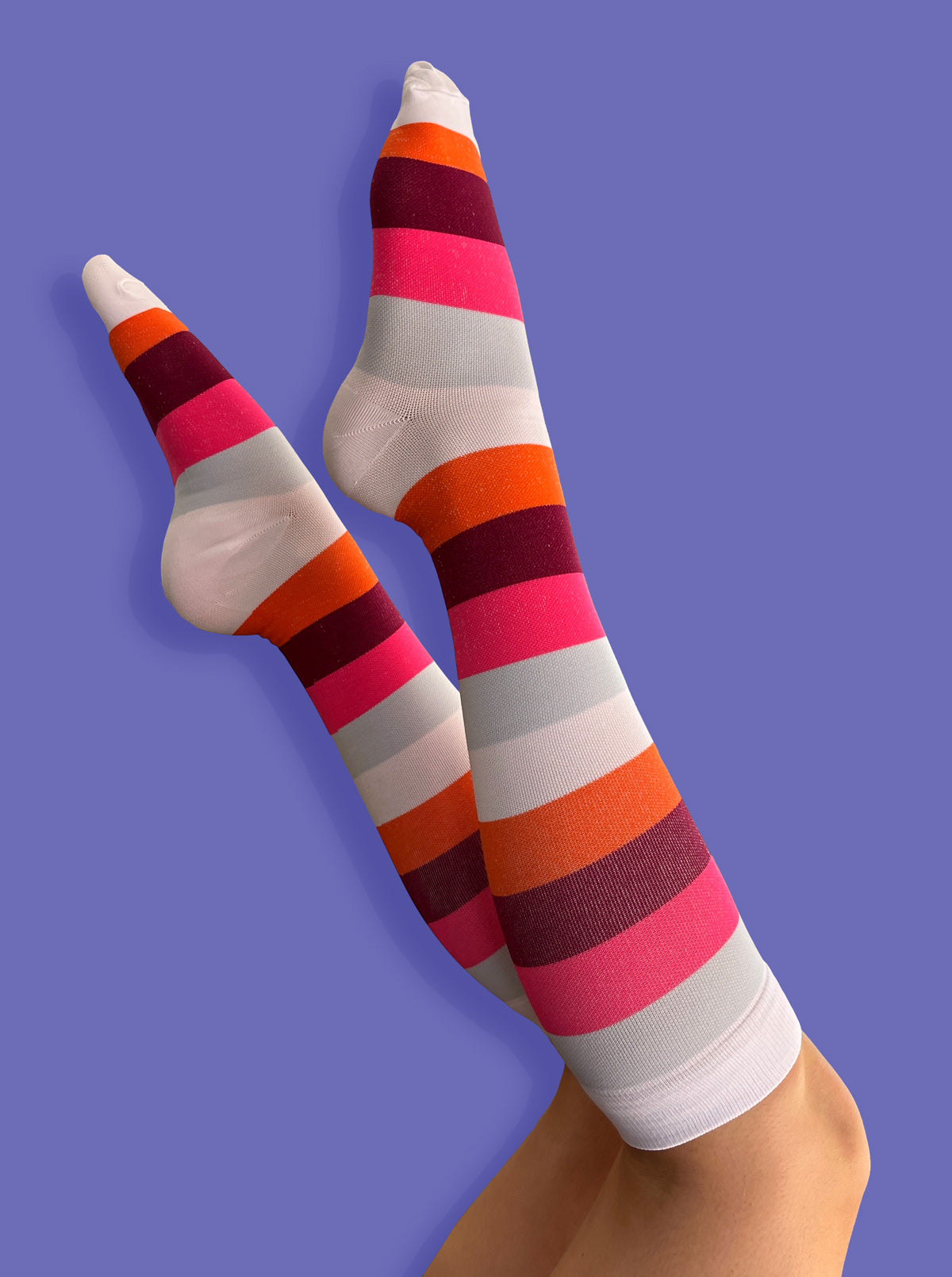 Men's compression socks showcasing stylish designs and impeccable comfort.