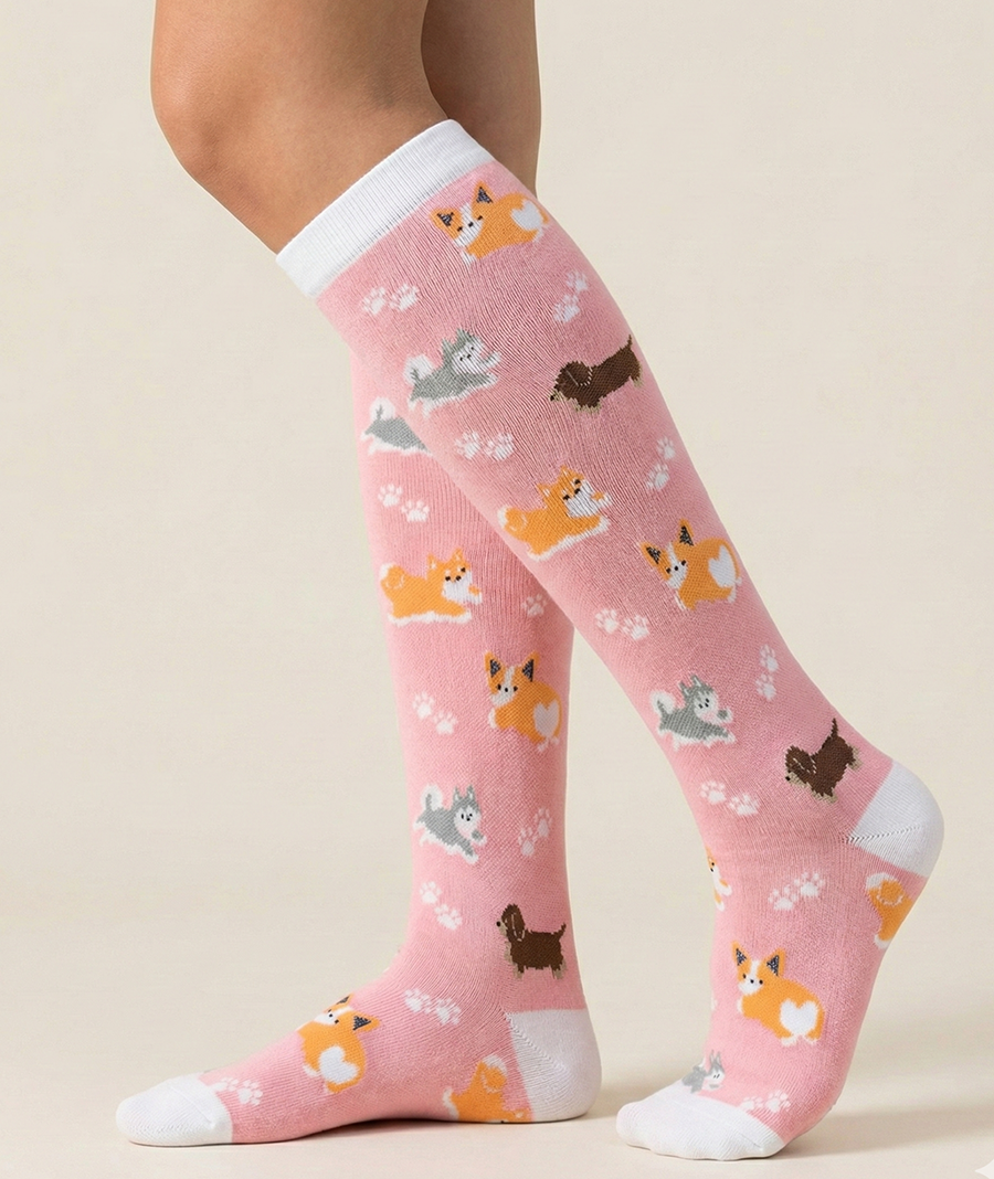 Cute Dogs Compression Socks