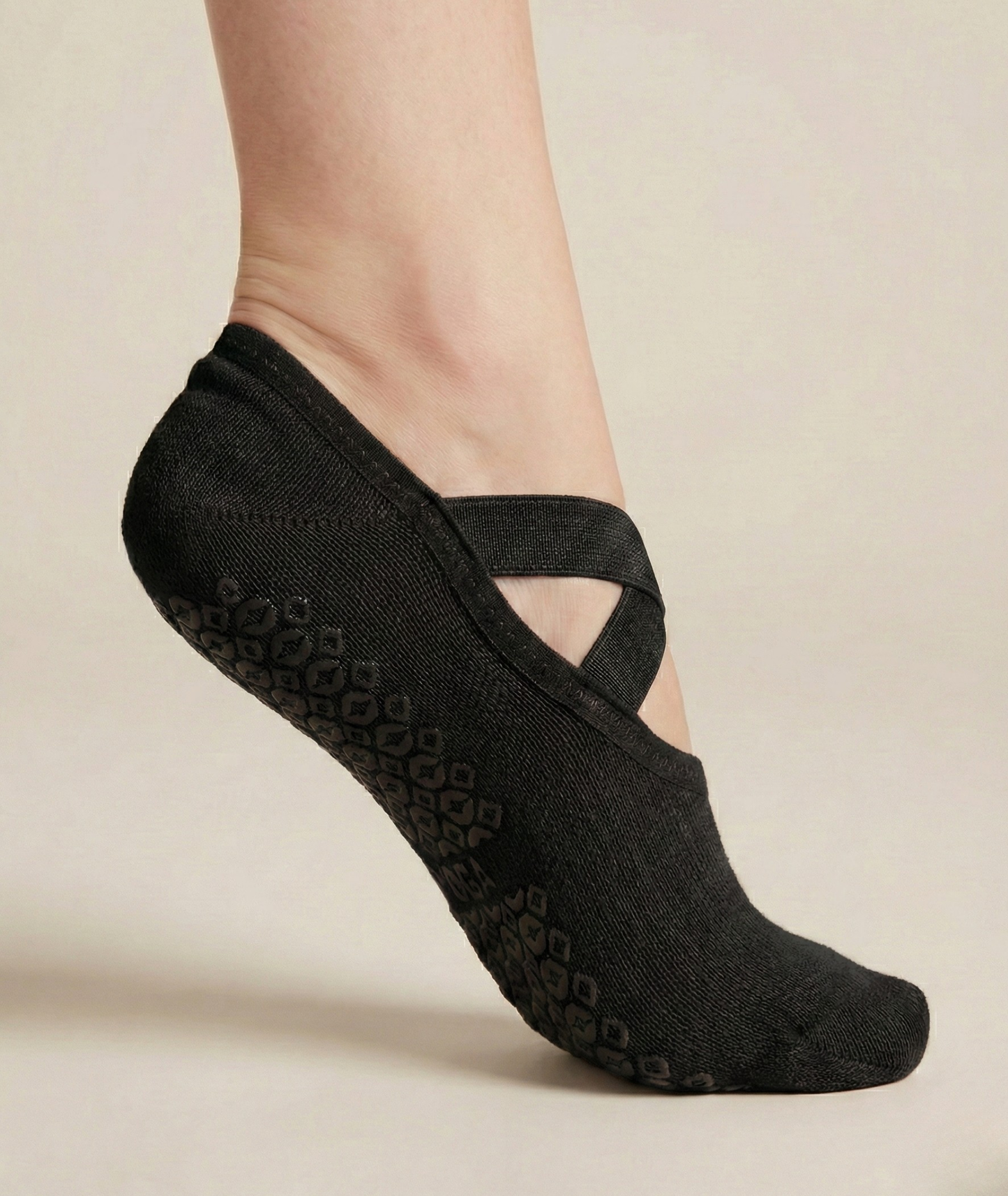 Black Ballet Grip Socks
