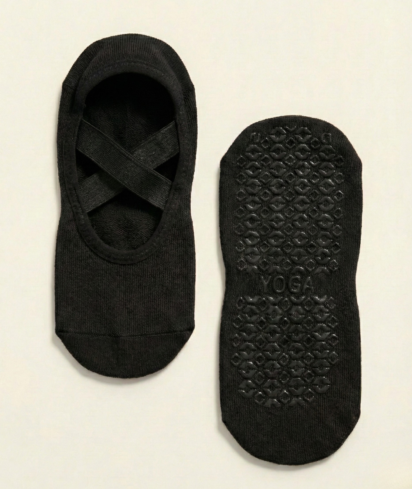 Black Ballet Grip Socks