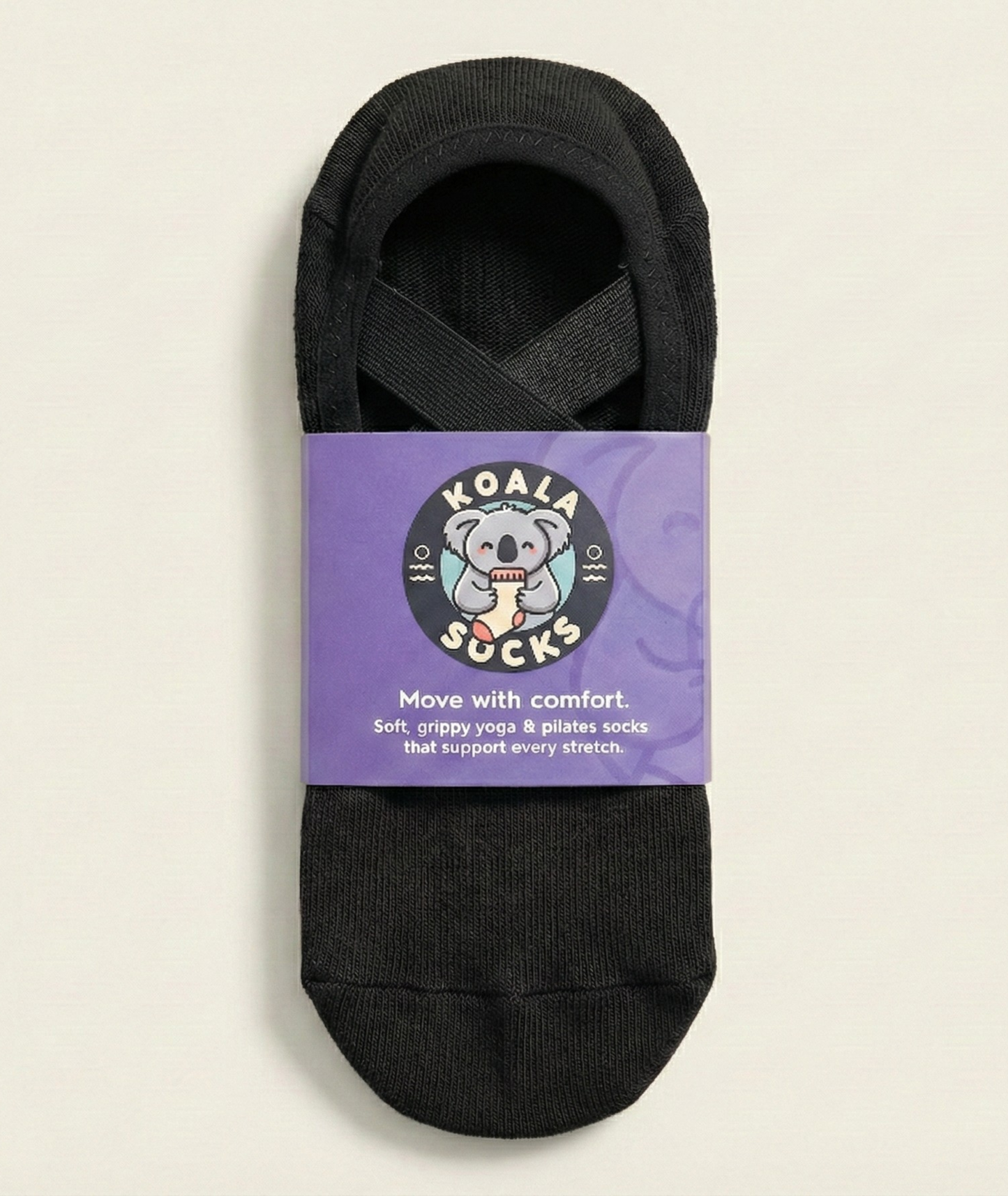 Black Ballet Grip Socks