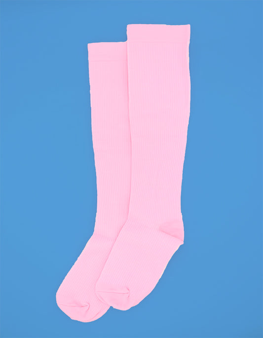 Neon Pink Compression Socks