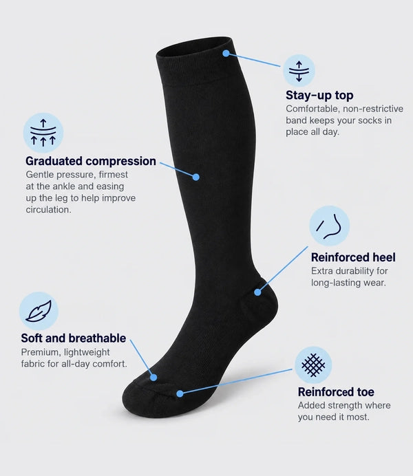 Workday Plain Black - 5 Pack