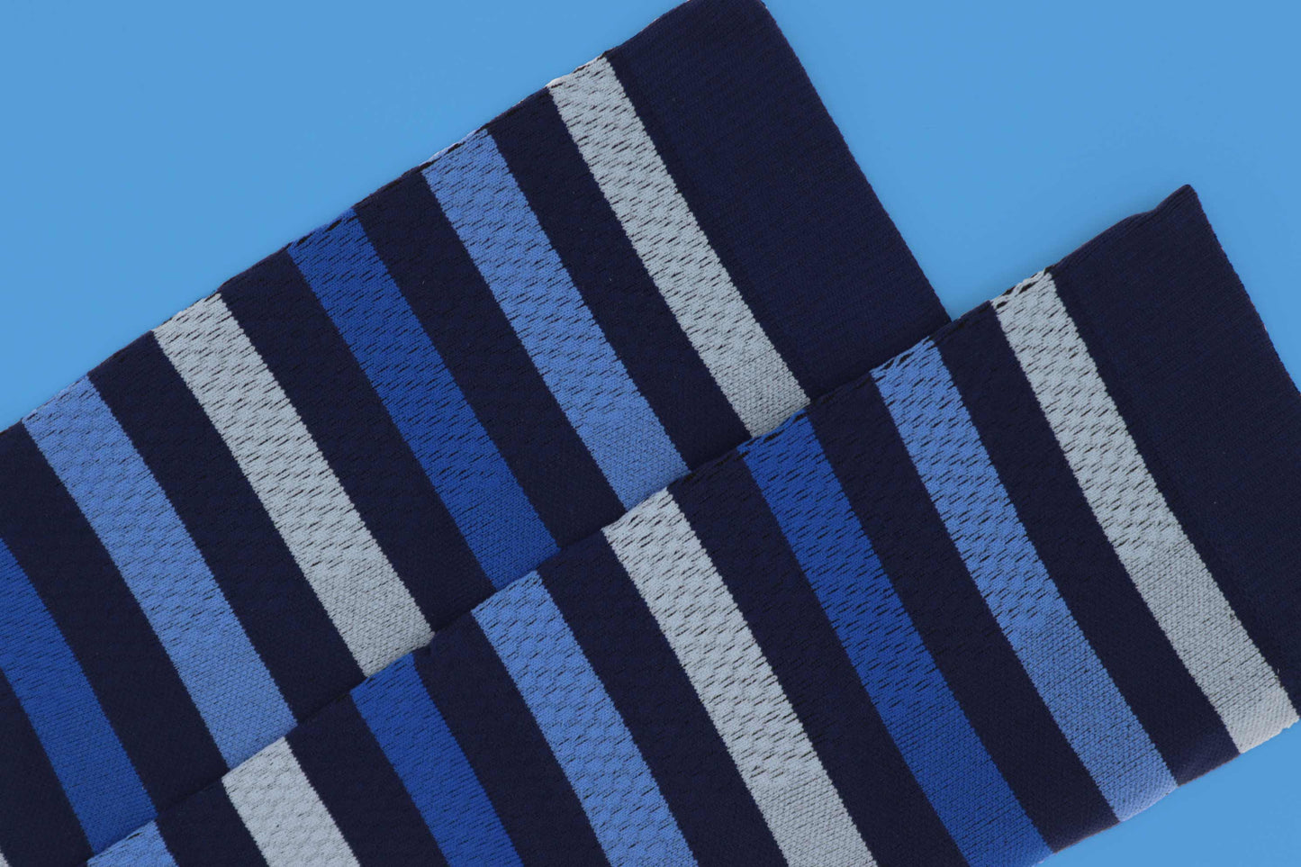 Stripy Blue Compression Socks