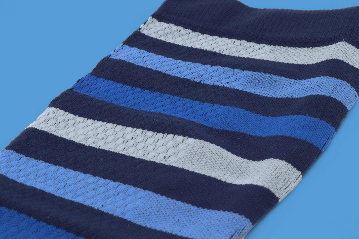 Stripy Blue Compression Socks