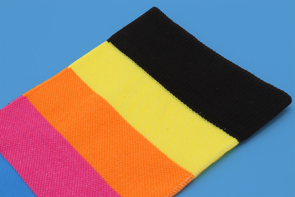 Multicoloured Stripe Compression Socks