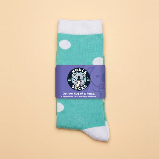 Big Polka Dot Compression Socks