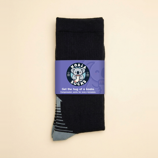 Black & Grey Compression Socks