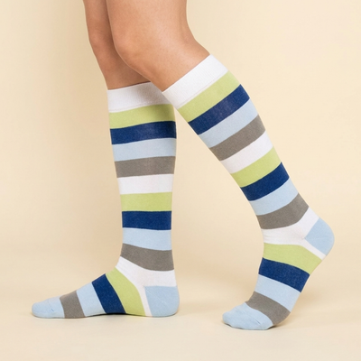 Multi Striped Compression Socks