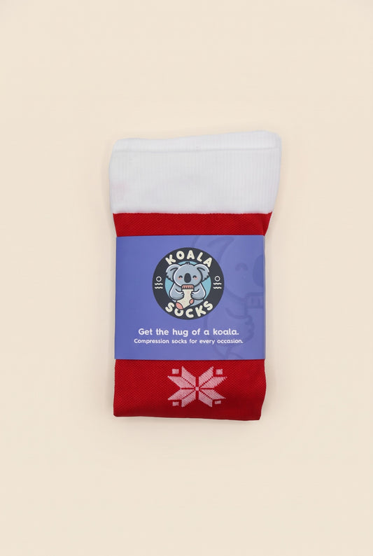 Christmas Snowflake Compression Socks