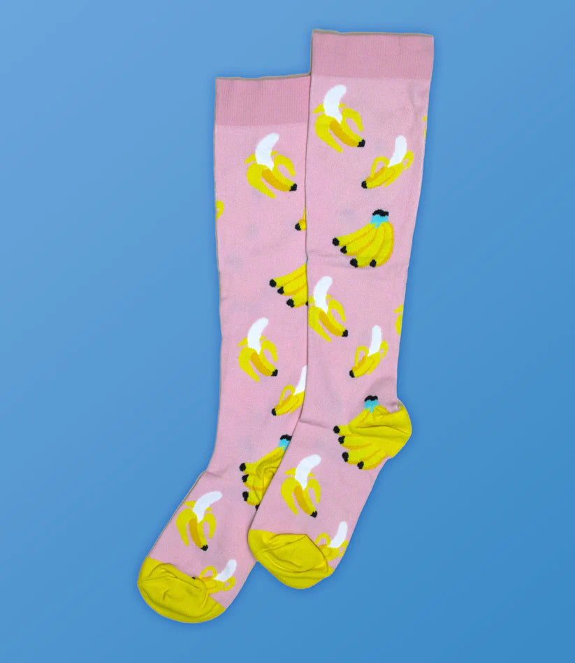 Pretty in Pink Compression Socks - 3 Pack