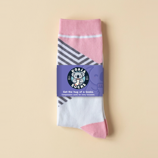 Geometric Compression Socks