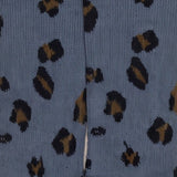 Grey Leopard Print Compression Socks