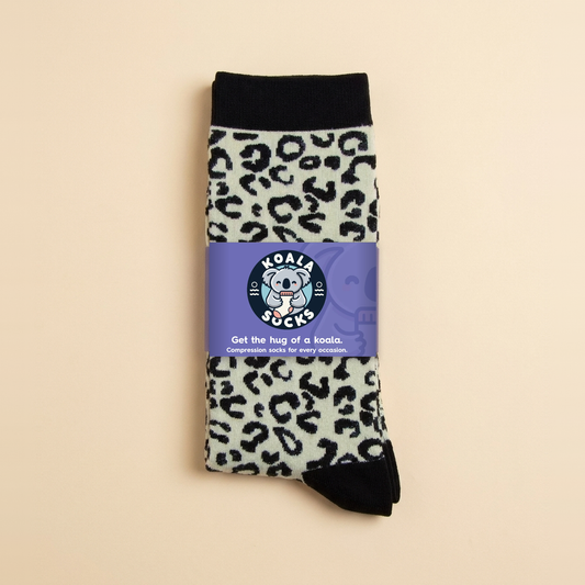 Leopard Print Compression Socks