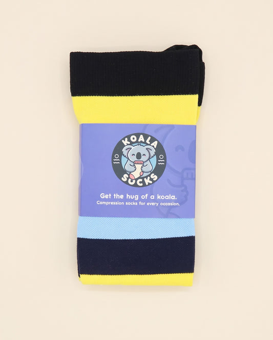 Multicoloured Stripe Compression Socks