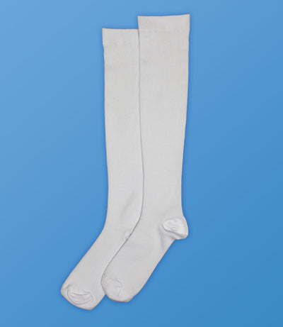 Plain White Compression Socks