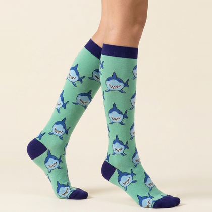 Sharks Compression Socks